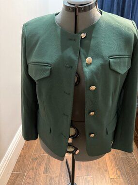Ann Taylor Green Blazer 14 - Pants 16 avail too
